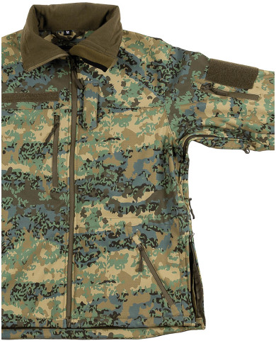 Softshell Jacket, "High Defence", TAZ camo
