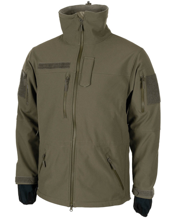 Softshell Jacket, "High Defence", OD green