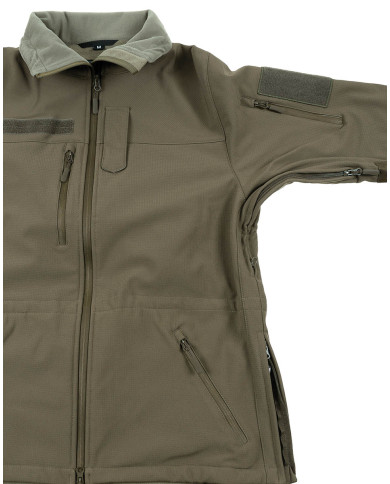 Softshell Jacket, "High Defence", OD green