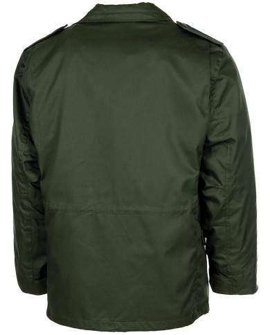 US Field Jacket M65, OD green, with detach. quilted lining
