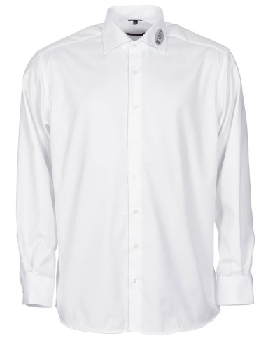 Service Shirt, ETERNA, white, embroidered, "Security"