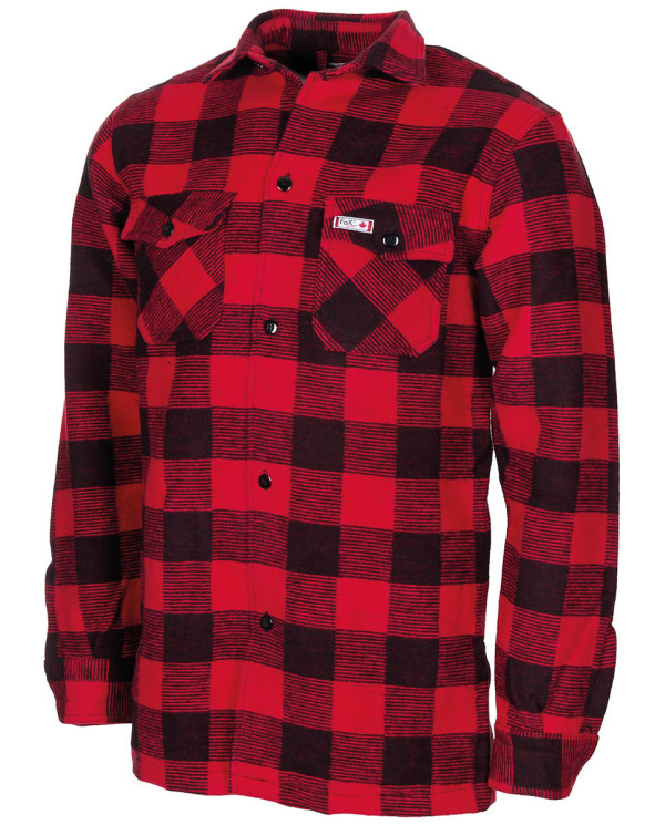 Shirt, lumberjack, red-black, chequered