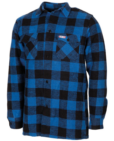 Shirt, lumberjack, blue-black, chequered