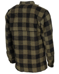 Shirt, lumberjack, OD green-black, chequered