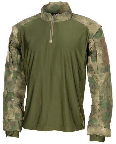 US Tactical Shirt, long-sleeved, HDT-camo FG
