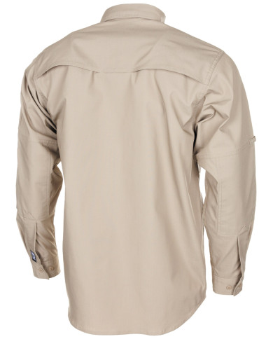 Shirt, "Attack", long-sleeved, khaki, Teflon, Rip Stop