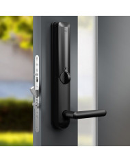 O3M YALE DOORMAN L3S - Viedā durvju slēdzene, melna