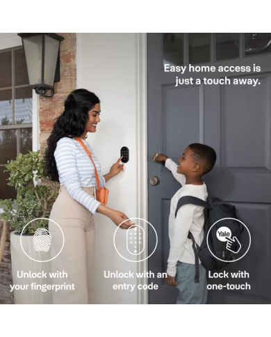 Yale Keypad 2 Fingerprint – PIN tastatūra ar pirkstu nospiedumu lasītāju