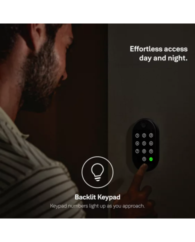 Yale Keypad 2 Fingerprint – PIN tastatūra ar pirkstu nospiedumu lasītāju