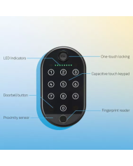 Yale Keypad 2 Fingerprint – PIN tastatūra ar pirkstu nospiedumu lasītāju