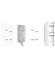 DETECTOR WRL MOTIONPROTECT/OUTDOOR WHITE 38197 AJAX
