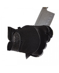 "Rhino Duty" cimdi bez pirkstu kauliņu aizsardzības - pretgriezuma aizsardzība L5