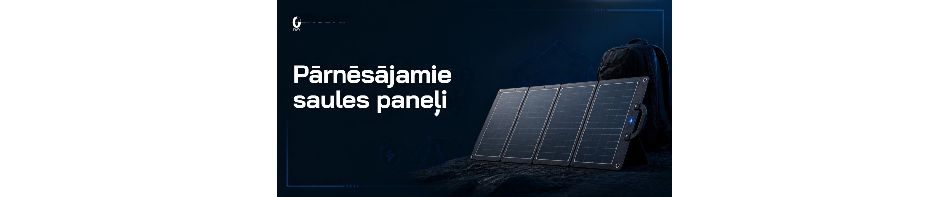 Pārnēsājamie saules paneļi